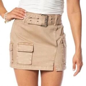 Juicy Couture Belted Cargo Mini Skirt